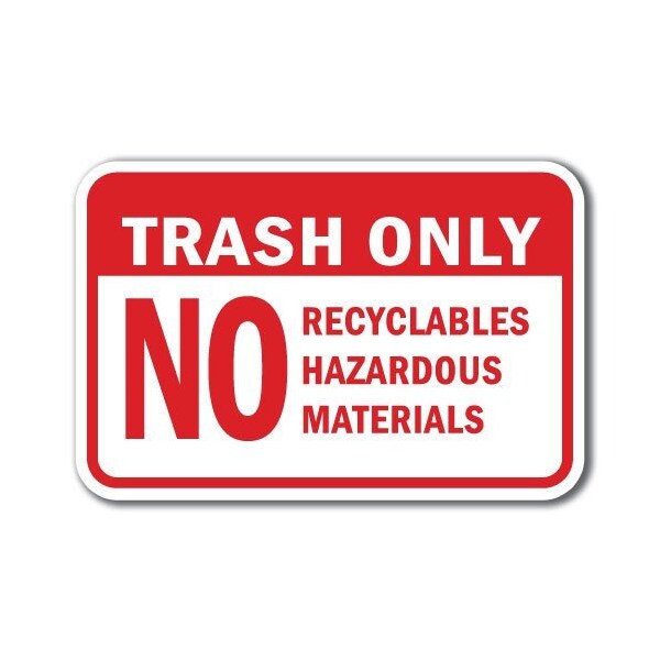 18 in Height, 0.12 in Width, Aluminum, A-1218 Dumpster - TOnNoRecyHM, A-1218 Dumpster - TOnNoRecyHM